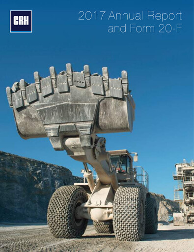 Thumbnail Cement Roadstone Holding
 Annual Report 2017