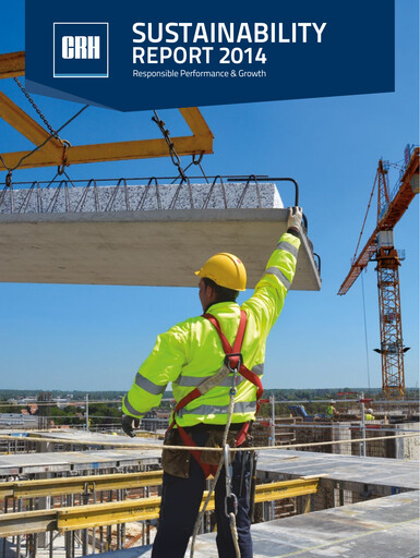 Vorschaubild Cement Roadstone Holding
 Nachhaltigkeitsbericht 2014