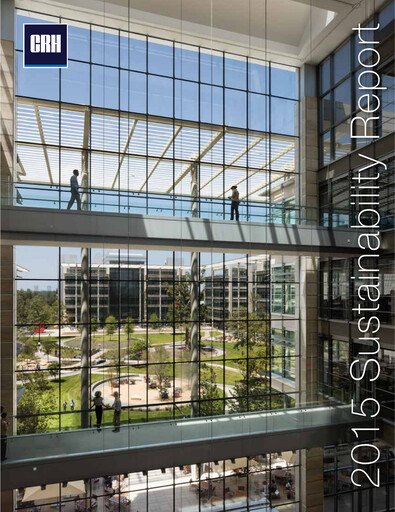 Vorschaubild Cement Roadstone Holding
 Nachhaltigkeitsbericht 2015