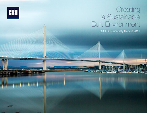 Vorschaubild Cement Roadstone Holding
 Nachhaltigkeitsbericht 2017