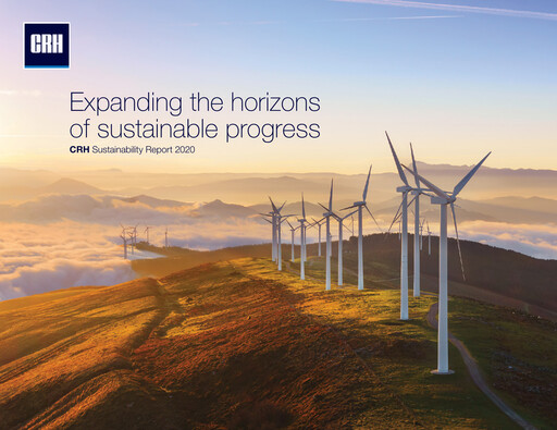 Vorschaubild Cement Roadstone Holding
 Nachhaltigkeitsbericht 2020
