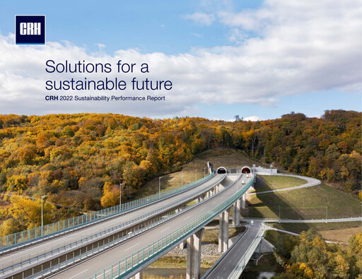 Vorschaubild Cement Roadstone Holding
 Nachhaltigkeitsbericht 2022