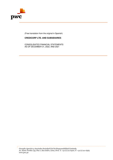 Thumbnail Credicorp Financial Statement 2022