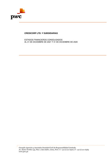 Miniature Credicorp Bilan financier 2021