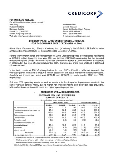 Thumbnail Credicorp Quarterly Report 2002-q4