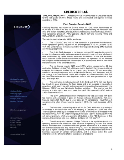 Thumbnail Credicorp Quarterly Report 2016-q1