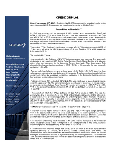 Thumbnail Credicorp Quarterly Report 2017-q2