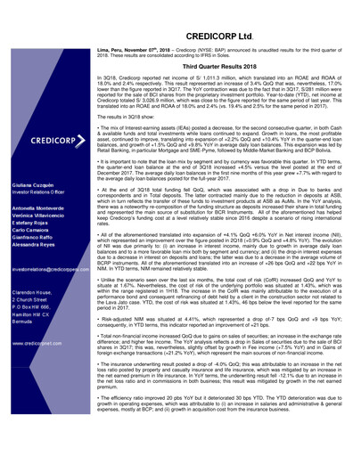 Thumbnail Credicorp Quarterly Report 2018-q3