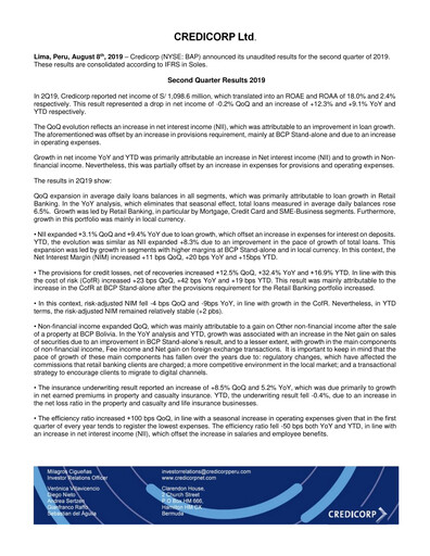 Thumbnail Credicorp Quarterly Report 2019-q2