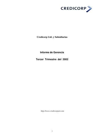 Thumbnail Credicorp Quarterly Report 2002-q3