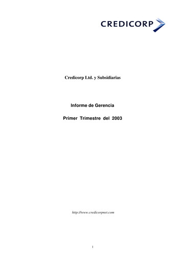 Thumbnail Credicorp Quarterly Report 2003-q1