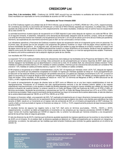 Thumbnail Credicorp Quarterly Report 2020-q3