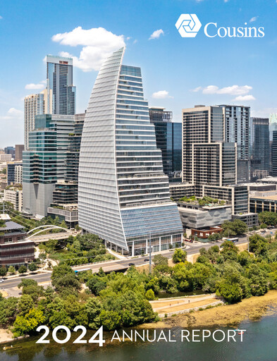 Thumbnail Cousins Properties
 Annual Report 2024