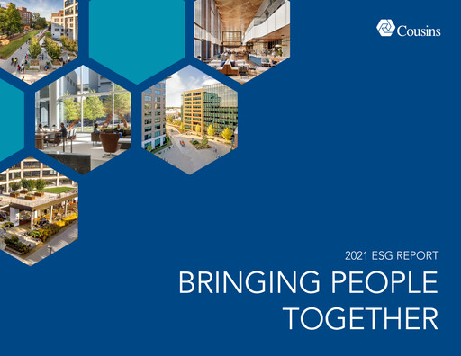 Thumbnail Cousins Properties
 ESG Report 2021