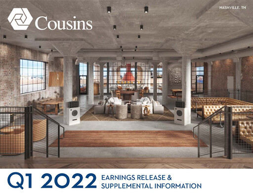 Thumbnail Cousins Properties
 Quarterly Report 2022-q1