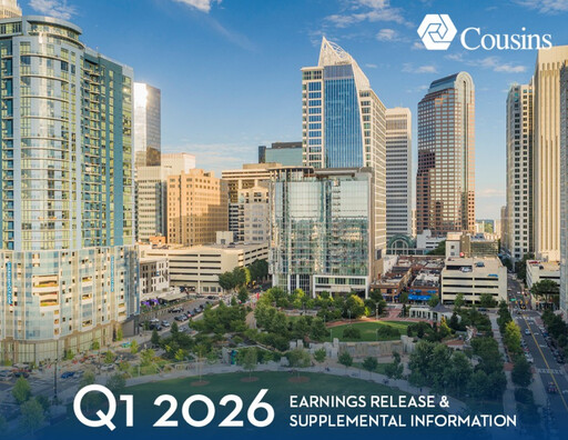Thumbnail Cousins Properties
 Quarterly Report 2026-q1