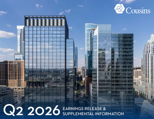 Thumbnail Cousins Properties
 Quarterly Report 2026-q2