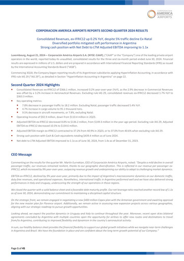 Vorschaubild Corporación América Airports Quartalsbericht 2024-q2