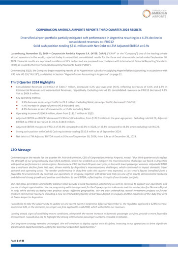 Vorschaubild Corporación América Airports Quartalsbericht 2024-q3