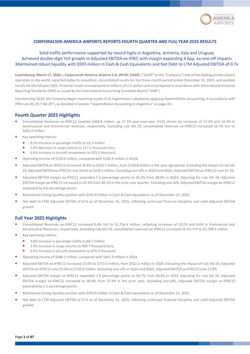 Vorschaubild Corporación América Airports Quartalsbericht 2025-q4