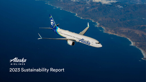Thumbnail Alaska Airlines
 Sustainability Report 2023