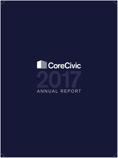 Thumbnail CoreCivic Annual Report 2017