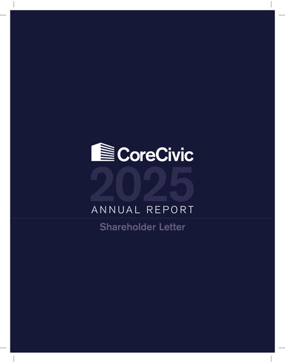 Thumbnail CoreCivic Annual Report 2025