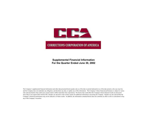 Thumbnail CoreCivic Quarterly Report 2002-q2