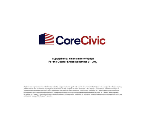 Thumbnail CoreCivic Quarterly Report 2017-q4