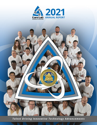 Thumbnail Core Laboratories
 Annual Report 2021