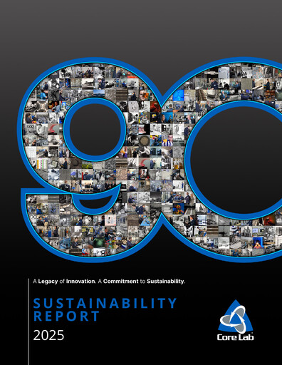 Thumbnail Core Laboratories
 Sustainability Report 2025