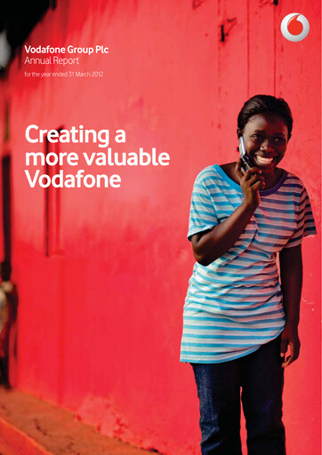Thumbnail Vodafone Annual Report 2012