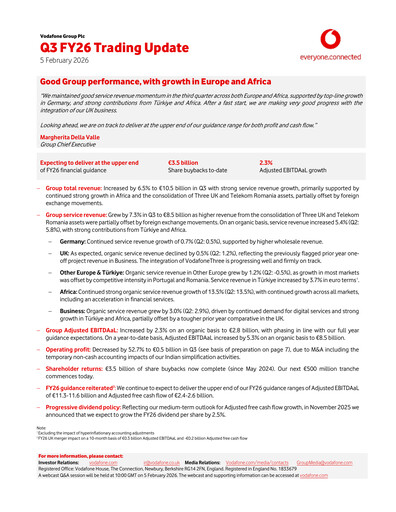 Thumbnail Vodafone Quarterly Report 2026-q3