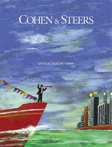 Thumbnail Cohen & Steers Annual Report 2009