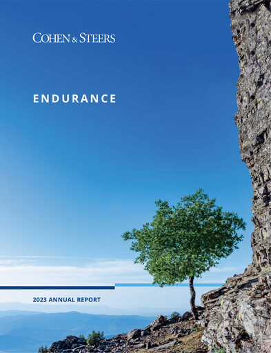 Thumbnail Cohen & Steers Annual Report 2023