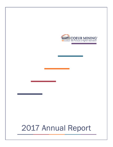 Thumbnail Coeur Mining
 Annual Report 2017