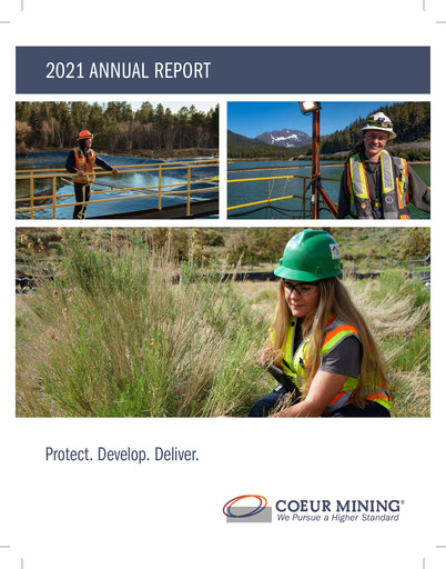 Thumbnail Coeur Mining
 Annual Report 2021