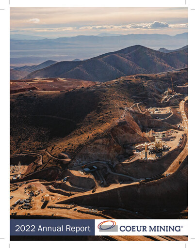 Thumbnail Coeur Mining
 Annual Report 2022