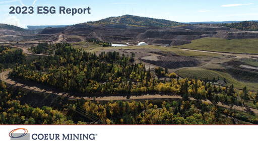 Miniature Coeur Mining
 Rapport ESG 2023