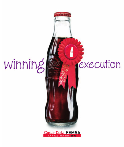 Miniature Coca-Cola FEMSA Rapport annuel 2007
