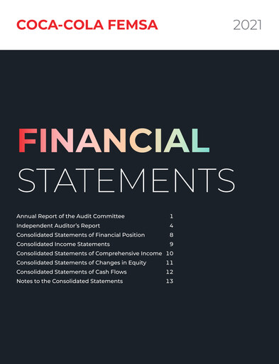 Thumbnail Coca-Cola FEMSA Financial Statement 2021