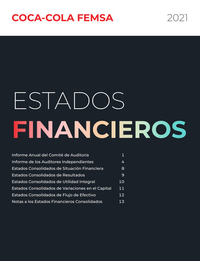 Thumbnail Coca-Cola FEMSA Financial Statement 2021