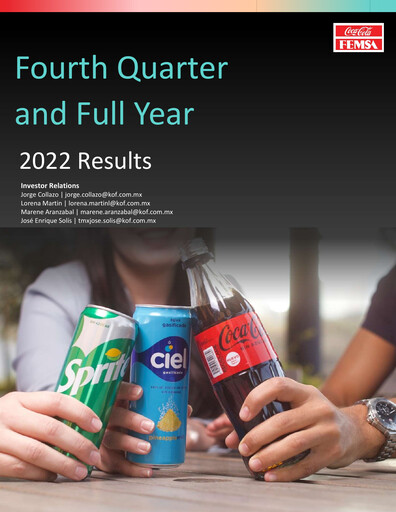 Miniature Coca-Cola FEMSA Rapport trimestriel 2022-q4