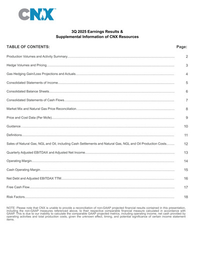 Thumbnail CNX Resources
 Quarterly Report 2025-q3