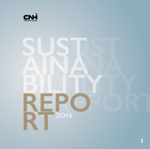 Miniature CNH Industrial
 Rapport de durabilité 2016