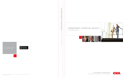 Thumbnail CNA Financial Annual Report 2010
