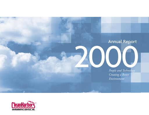 Thumbnail Clean Harbors
 Annual Report 2000