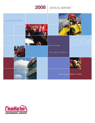 Thumbnail Clean Harbors
 Annual Report 2008