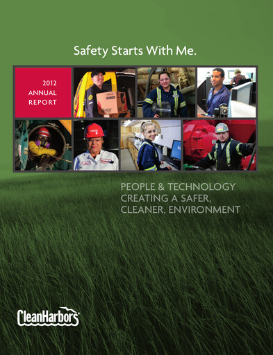 Thumbnail Clean Harbors
 Annual Report 2012