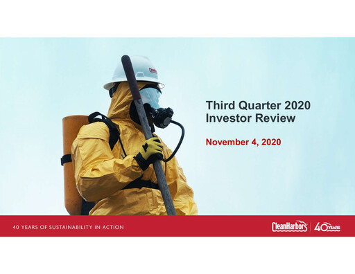 Thumbnail Clean Harbors
 Quarterly Report 2020-q3